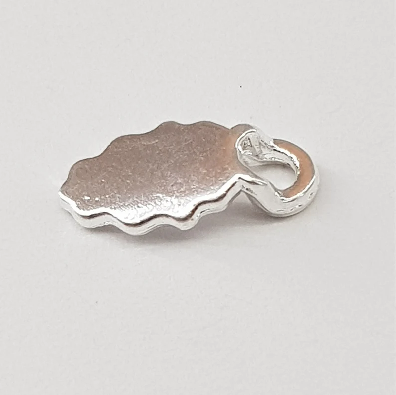 Silver Plated Glue On Earring Bails: 50 Small DIY Pendant Findings - Image 3